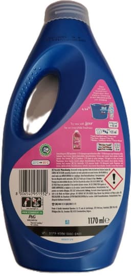 Dash Liquid wasmiddel 5x 26wasbeurten - 5x 1.170ml Gemberlelie & Guave — thumbnail 2