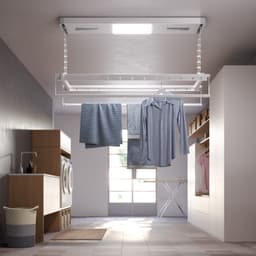 Foxydry 122 cm PRO electrisch plafonddroogrek met verwarming - 122 X 53 X 25 cm — thumbnail 5
