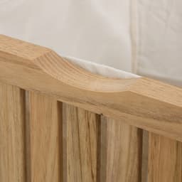 wasmand met zitje - 30 l - hout en stof - 51 x 38 x 38 cm - badkamerkruk — thumbnail 5