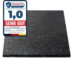 FLOORDIREKT Premium Anti-Trilmat 60x60cm - Made in Germany - Voor Wasmachines, Drogers etc. - Kan op Maat worden gesneden - Verkrijgbaar in 4 Diktes (60 x 60 x 1,97 cm)