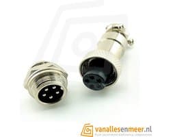 GX12-5 CONNECTOR, 5 PINS