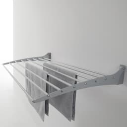 Foxydry Fold 60 DOWN - wasdroogrek wandmontage clicksysteem - neerwaartse sluiting - 60 x 50 x 10 cm — thumbnail 2