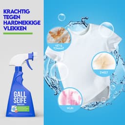 OSSENGALZEEP ONTVLEKKER Vero Shine – Bewezen formule met hoge concentratie ossengal – Tegen de meest hardnekkige vlekken – Voor alle wasbare textiel – Unieke borstelkop voor doelgerichte behandeling – Veilig voor kleuren. — thumbnail 4