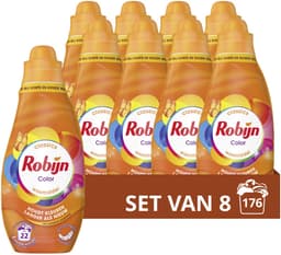 Robijn Klein & Krachtig Classics Vloeibaar Wasmiddel - Color - 8 x 22 wasbeurten - Voordeelverpakking — thumbnail 1