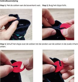 14 Stuks, sokkenclips, sokkenhouder, sokken clips, wasknijpers, knijpers, was, wasmiddel, wasnet, heren sokken, dames sokken, kinder sokken, sokklemmen, clics, ZOCKI — thumbnail 5