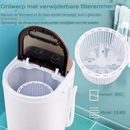 Gratyfied - Kleine Wasmachine - Draagbare Wasmachine — thumbnail 3
