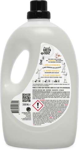 Marcel's Green Soap Universeel Wasmiddel - Grootverpakking - Vanille & Katoen - 3L - 69 wasbeurten — thumbnail 2