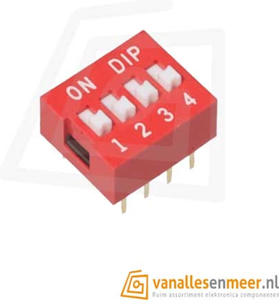Dip switch 4-voudig — afbeelding 1