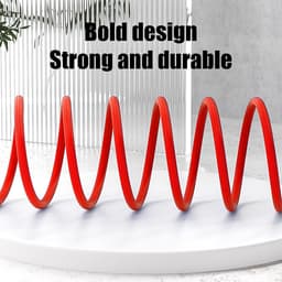 Wastouw - Reis waslijn - Outdoor drogen - Elastisch materiaal - 1.5 meter - Rood — thumbnail 2