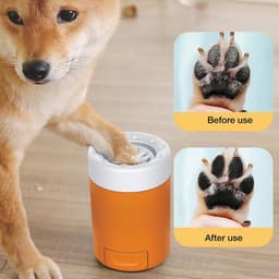 Automatische Pootreiniger - Hondenpoot Wasmachine - Snel Poten Schoon - Afneembaar Hygiënesysteem - 15x9x9 cm - Wit — thumbnail 3