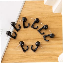 Decoratieve Punaises - Prikbord Clips - Informatie Tonen - Handig Clipontwerp - 140 Stuks - Zwart — thumbnail 5