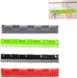Dailygoods - Dailygoody - Sokkenclips - Multifunctioneel sokkenwasrek - 4 stuks kunststof - Praktisch voor ondergoed en handdoeken - Handig voor kleding - Ideaal v.. — thumbnail 1