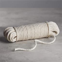 Waslijn Gevlochten Touw - Multifunctioneel Huishoudtouw - Kleding Drogen - Robuust Weerbestendig Materiaal - 20 meter - Wit — thumbnail 2