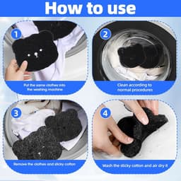 8 Anti-haar Wasmachineballen, Herbruikbare Haarverzamelaar voor Wasmachine, Effectieve Huisdierhaarverwijderaar, Handig Wasaccessoire — thumbnail 4