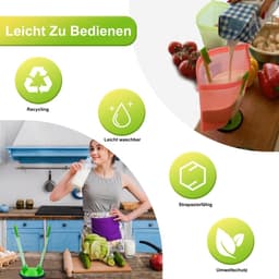 Baggy Rack - Houders - Keuken Organisatie - Handsfree Vullen - Verstelbaar - Groen — thumbnail 4