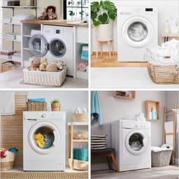Wasmachine Beschermhoes - Wasmachine hoes - Wasmachine beschermer - Wasmachine overtrek - 210D Oxford Stoffen - Beschermer - Wasmachine Hoes - 60x60x85cm - Wasmachine- & Drogeraccessoires — thumbnail 3