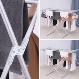 Elektrisch Droogrek Sneldrogend & Energiezuinig met Verwarming – Elektrisch Wasrek Inklapbaar met Instelbare Timer & Temperatuur – Verwarmd droogrek Duurzaam & Ruimtebesparend — thumbnail 3