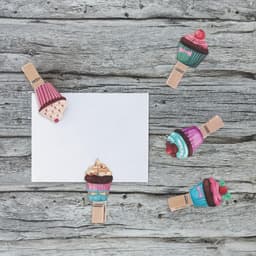Houten Knijpers - Decoratieve Clips - Foto's Ophangen - IJsjes Patroon - 100 Stuks - Diverse Kleuren — thumbnail 4