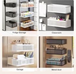 Magnetisch rek voor wasmachine, wasruimte, magnetische organizer voor wasmachine, opbergrek voor wasmachine, magnetisch opbergrek voor koelkast — thumbnail 4