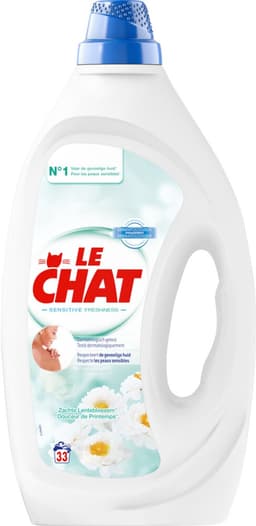 Le Chat Gel Sensitive Freshness - Vloeibaar Wasmiddel - Geschikt Voor Alle Was - Voordeelverpakking - 4 x 33 Wasbeurten — thumbnail 5