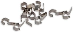Weck Pot Clips - Roestvrijstalen Klemmen - Conserveren van Voedsel - Set van 12 Stuks - Voor 6 Potten - Zilverkleurig — thumbnail 1