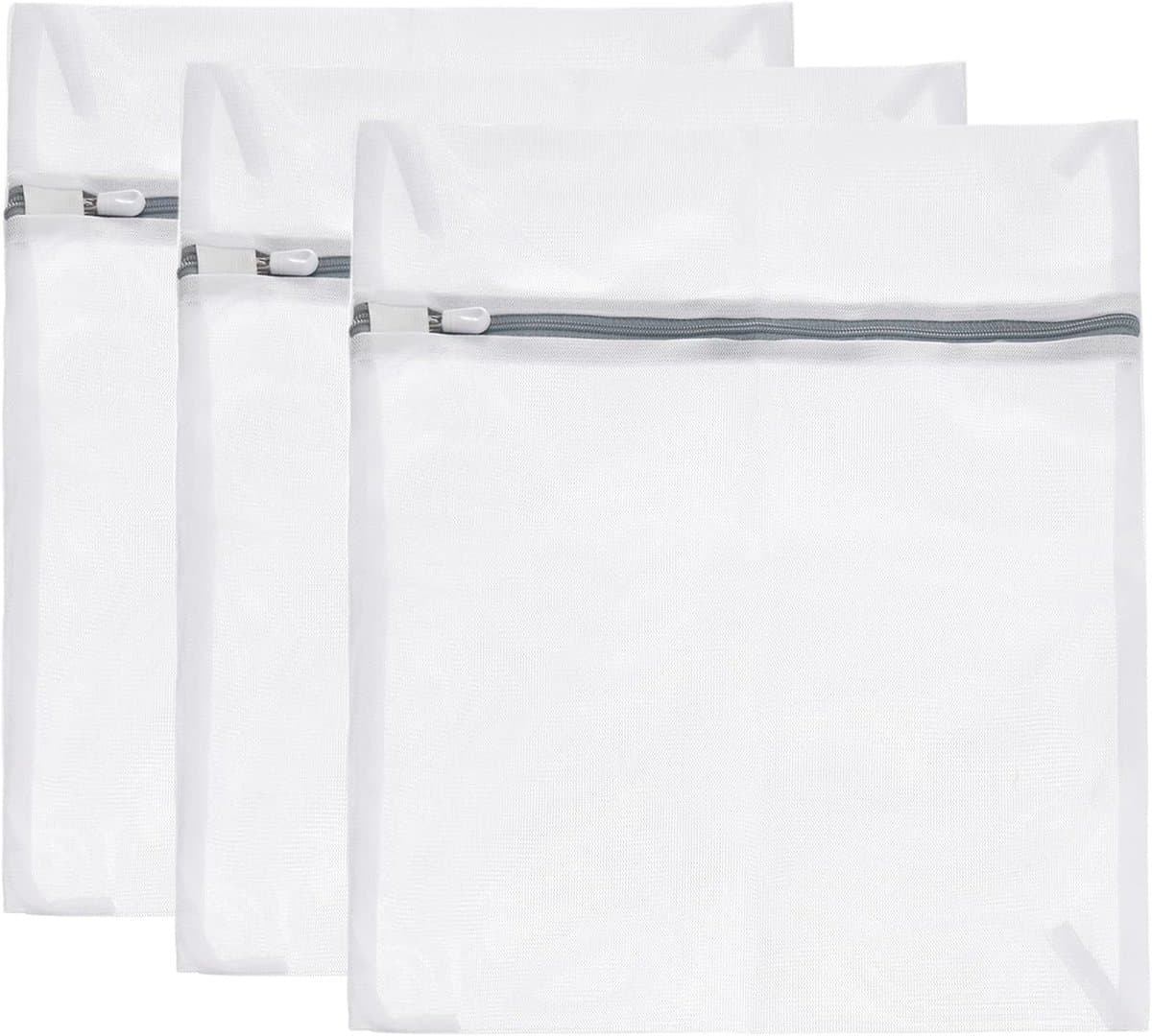 VHV 3 Pack Waszakken - Netwaszakken - Wasnetten - Grote duurzame zakken - Delicate kleding - Perfect voor wasmachines - Sokken - overhemden - T-shirts - 30x40 — afbeelding 1