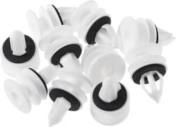 Dailygoods- Deurbekledingsclips - Duurzaam Kunststof - 10 Stuks - Wit - Slijtvast - Voor Chevrolet/Buick - Totale Lengte 28 mm - Autoclips — thumbnail 1