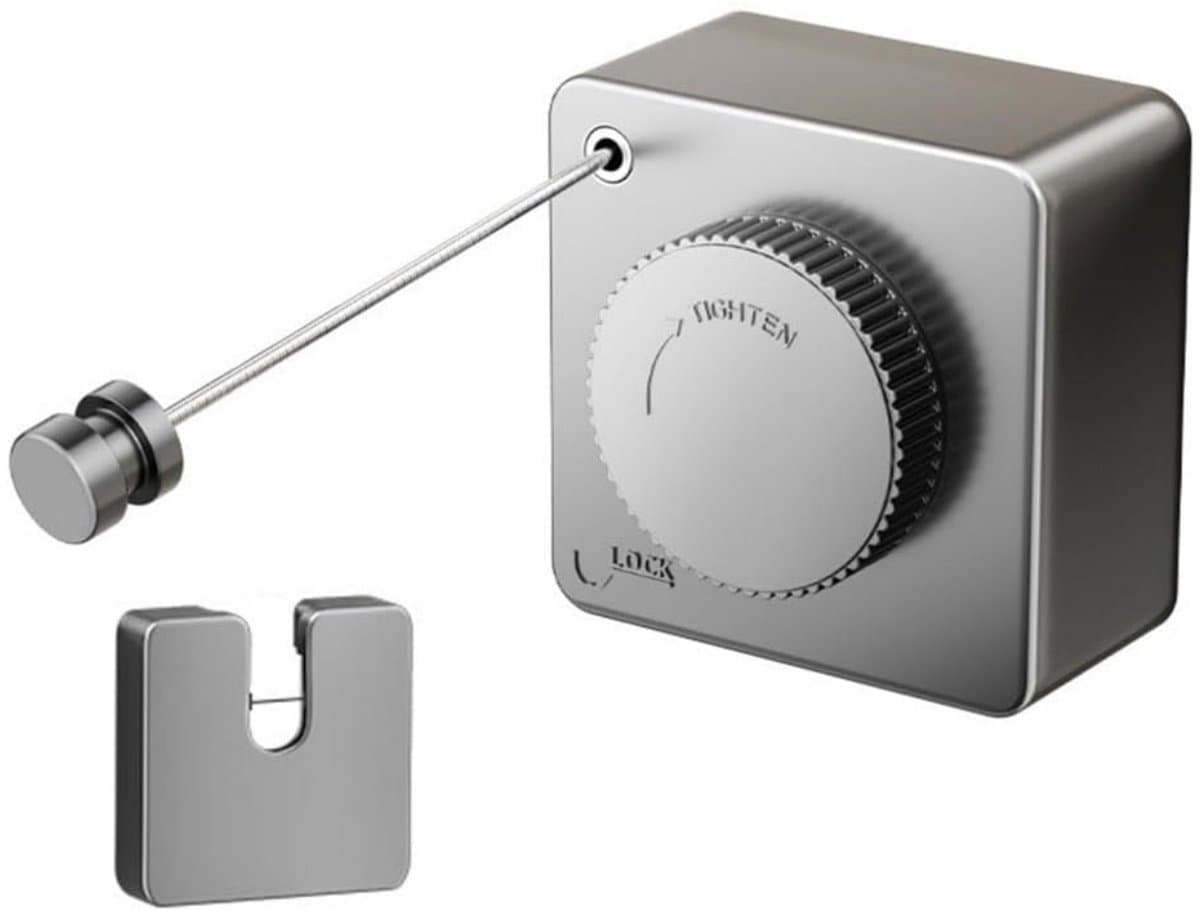 carmdering - Waslijn Uittrekbaar - Waslijndraad 4.2 Meter - Uittrekbare & Automatische Roldrooglijn - automatische waslijn - wand droogrek- voor Binnen & Buiten — afbeelding 1