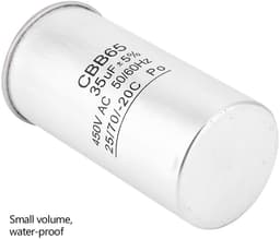 Dailygoods - Condensator - CBB65A - Startcondensator voor airconditioning - 450V - 35UF - Waterdicht en betrouwbaar - Ideaal voor industriële apparatu... — thumbnail 3