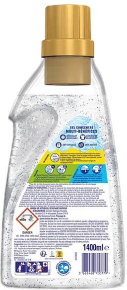 Vanish Oxi Action – 2 x 1400 ml – Vlekverwijderaar voor Witte Was – Stralend Wit — thumbnail 2