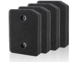 Vervangend plint filter geschikt voor Miele T1-droger - 9164761 Warmtepompdroger - zorgt ervoor dat de droger soepel blijft werken en vrij blijft van pluizenophoping - plintfilter voor warmtepompdroger - 4 stuks — afbeelding 1