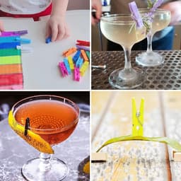 Kleurige Houten Kledingknijpers Set van 100 met 30 m Jute Touw voor Foto's en Creatieve Projecten — thumbnail 4