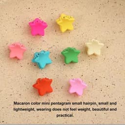 Dailygoods- Haarclips 50 Stuks - Mini Haarclips - Kleurrijke Haar Klemmen - Stervormige Haarclips - Leuke Haarclips - Geschikt voor Dames en Meisjes - Haarklemmen — thumbnail 3