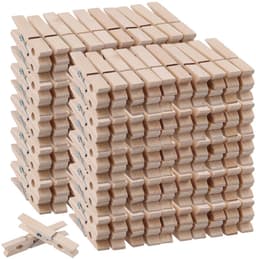Dailygoods- Houten Wasknijpers 300 Stuks - Berkenhout - 7,2 cm - Knijpers voor Knutselen - Decoraties - Hoge Kwaliteit — thumbnail 4