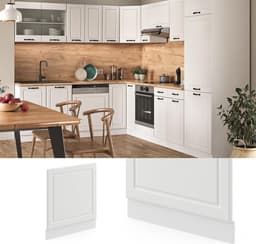 Vaatwasserpaneel - Keukenfront - Keuken Completeren - Landhuisstijl - 60 cm breed - Wit — thumbnail 2