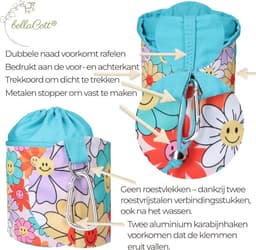 Wasknijpers Set - Kledingklemmen Opbergzak - Kleding Drogen - Softgrip Roestvrijstaal - 96 stuks - Oranje — thumbnail 3