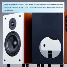 Luidspreker Isolatievoeten - Schokdemper Basis Pad - Audio Systeem Stabiliseren - Antivibratie Schuim Materiaal - 47 mm x 15 mm — thumbnail 3