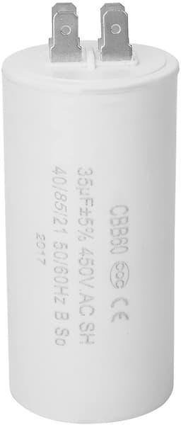 Dailygoody - Condensator 35uF - Motorstartcondensator - Hoog overbelastingsvermogen - 450V - CBB60 - Geschikt voor airconditioners en generatoren - 4- — thumbnail 1