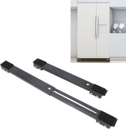 Wasmachinestandaard - Mobiele basis - Apparaten verplaatsen - Verstelbaar - 48.7 cm - Zwart — thumbnail 3