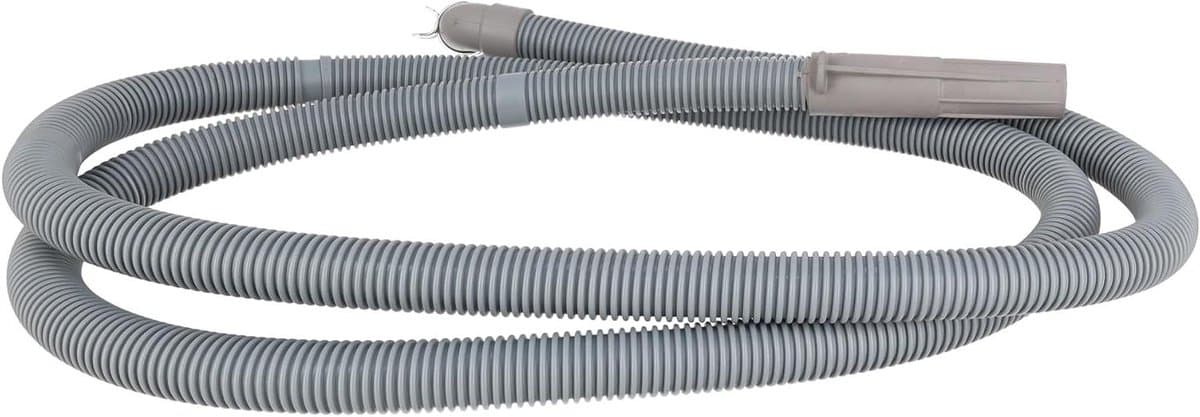 Afvoerslang Wasmachine - Verlengstuk Pijp - Water Afvoeren - Extra Lange Lengte - 265 cm - Grijs — afbeelding 1