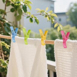 Grote plastic wasknijpers voor handdoeken - 64 stuks - ideaal voor strandhanddoeken, kleding en knijpen - 12.5x7.3x2.3cm — thumbnail 4
