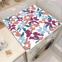 Wasmachine Droger Mat - Apparaat Beschermer - Apparaten Beschermen - Snel Absorberend - 50x50 cm - Mandala Stijl — thumbnail 2