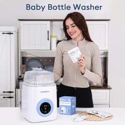 MOMFANN 300 professionele dieptereinigende reinigingstabletten voor alle babyflessenwasmachines, wastabletten voor flessenwasmachines, sterilisatoren en drogers, gemakkelijk in gebruik. — thumbnail 2