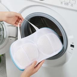 3 stuks wasnetten voor wasmachine, beha-bescherming voor wasmachine met ritssluiting, herbruikbaar, voor het reinigen, onderhouden en beschermen van beha's — thumbnail 5