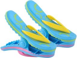 O2COOL - Boca Clips® Extra Stevige Handdoekclips - Slippers Hibiscus — thumbnail 2