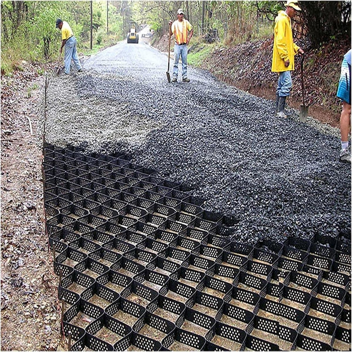 Grindrooster Stabilisator - Oprit Keermuur - Terras Ondersteuning - Schaalbaar Ontwerp - 4x6 Meter — afbeelding 1