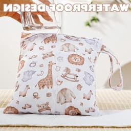 Set van 3 Waterdichte Reiswaszakken voor Nat en Droog, Ideaal voor Zwemmen, Luiers en Reizen met Rits — thumbnail 4