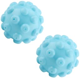 ONF3 - Herbruikbare Wasvloeistof Doseerballen - Duurzaam en Creatief - Blauw - Versnelt Droogproces - Zorgt voor Luchtigheid en Zachtheid - 2 Stuks — thumbnail 3