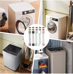 Deurhouder Wasmachine - Deurstopper - Ventilatie Wasmachine - Sterke Magneet - 5 stuks - Multicolor — thumbnail 5