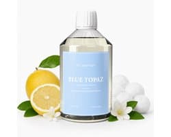 SteamStory Luxe Wasparfum Blue Topaz - Warme geur met waterbloemen, vanille & amber - 500 ml — afbeelding 1